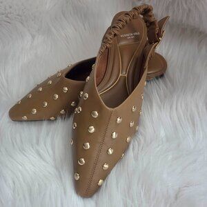 NEW KENNETH COLE New York Studded Leather Slingback Sandal Size 8.5